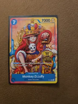 Monkey D. Luffy P-043 Promo Alt Art Foil | One Piece TCG 2nd Anniversary - Image 1