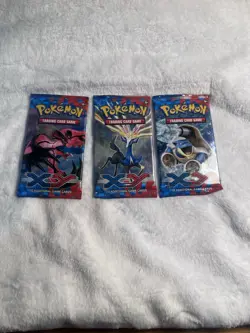 Pokemon TCG Lot Of 3 XY Base Set Booster Packs Sealed English - Image 1