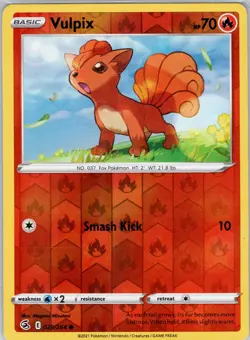 Vulpix 029/264 Common Fusion Strike Reverse Holo LP - Image 1