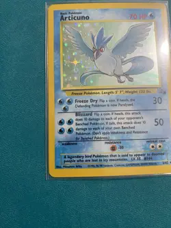 Pokemon TCG Articuno Fossil 2/62 Holo 1999-2000 - NM - Image 5