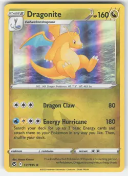 Dragonite 131/195 Holo Rare Silver Tempest Pokemon NM - Image 1