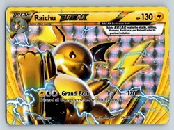 Raichu BREAK 50/162 Holofoil XY - BREAKthrough HP - Pokemon TCG - Image 1