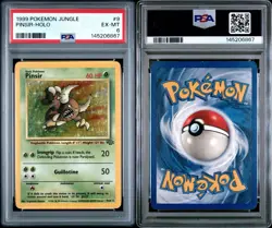 Pokemon TCG Jungle Pinsir Holo Rare PSA 6 Excellent-Mint - Image 3
