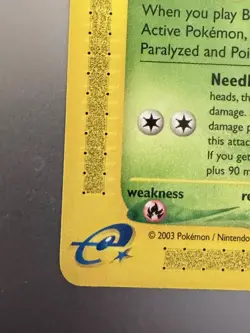 Pokemon Beedrill 5/144 Skyridge Regular NEVER PLAYED excellent to likely Mint - Image 3