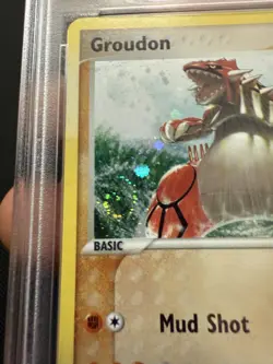 PSA 10 SWIRL GROUDON HOLO EX HIDDEN LEGENDS 2004 POKEMON - Image 4