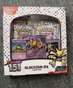 Pokemon TCG: Scarlet & Violet-151 Alakazam EX Collection Box New Sealed 820650855269 - Image 1