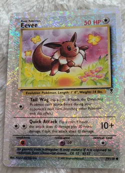 Pokemon Eevee Legendary Collection Reverse Holo Rare Pokemon TCG Nintendo 2002 - Image 1
