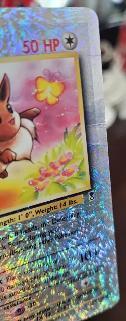 Pokemon Eevee Legendary Collection Reverse Holo Rare Pokemon TCG Nintendo 2002 - Image 4