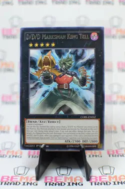 Yu-Gi-Oh! D/D/D MARKSMAN KING TELL CORE-EN052 Near Mint 1st Edition - Image 1