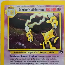 Pokemon TCG Sabrina's Alakazam Gym Challenge Holo Rare 16/132 80HP Wizards 2000 - Image 2