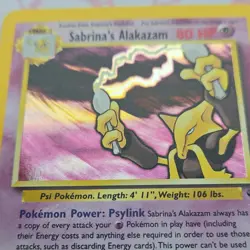 Pokemon TCG Sabrina's Alakazam Gym Challenge Holo Rare 16/132 80HP Wizards 2000 - Image 5
