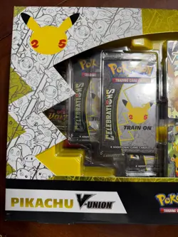 Pokemon Celebrations 25th Anniversary Pikachu V-union Premium Playmat Collection - Image 2