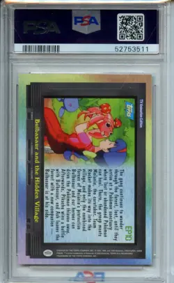 2000 Topps Pokemon #EP10 Bulbasaur Hidden Village Rainbow PSA 8 - Image 2