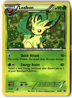 Leafeon - BW87 ⭐ Holo Promo Black And White Promo 2011 Pokemon MP - Image 1