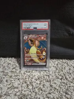 PSA 9 MINT Charizard Ex #183 Pokemon TCG Mew En-151 - Image 1