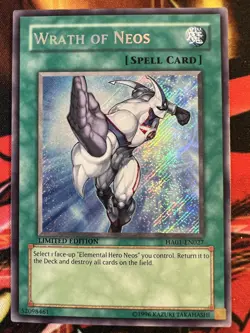 Yu-Gi-Oh! TCG Wrath of Neos Hidden Arsenal HA01-EN027 Limited Secret Rare - Image 1