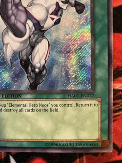 Yu-Gi-Oh! TCG Wrath of Neos Hidden Arsenal HA01-EN027 Limited Secret Rare - Image 4