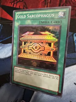YuGiOh Gold Sarcophagus DREV ENSE2 Super Rare Limited Edition LP/NM - Image 5