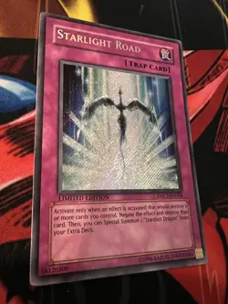 YUGIOH STARLIGHT ROAD SECRET RARE DPCT-EN004 LIMITED EDITION NM - Image 3
