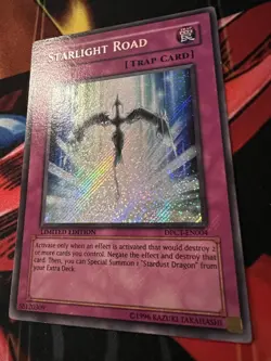 YUGIOH STARLIGHT ROAD SECRET RARE DPCT-EN004 LIMITED EDITION NM - Image 4