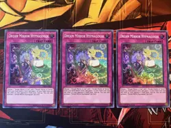 Yugioh 1st Ed CHIM-EN090 Dream Mirror Hypnagogia 3x Super Rare NM - Image 1