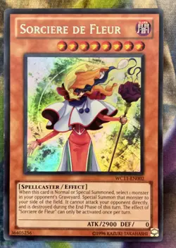 Yugioh Sorciere De Fleur WC11-EN002 Ultra Rare Near Mint Holo - Image 1