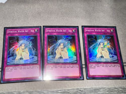 Yu-Gi-Oh! 3x Spiritual Water Art - Aoi - Super Rare Near MINT - AP02-EN012 - Image 1
