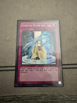 Yu-Gi-Oh! 3x Spiritual Water Art - Aoi - Super Rare Near MINT - AP02-EN012 - Image 2