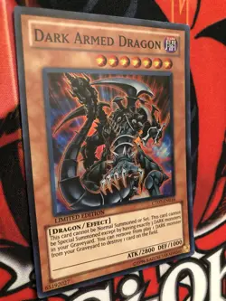 Yugioh Dark Armed Dragon CT07-EN016 Super Rare Limited Edition NM - Image 2