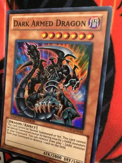 Yugioh Dark Armed Dragon CT07-EN016 Super Rare Limited Edition NM - Image 3