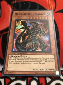 Yugioh Dark Armed Dragon CT07-EN016 Super Rare Limited Edition NM - Image 5