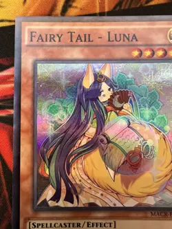 Yugioh! TCG Fairy Tail-Luna 1st Edition MACR-EN038 NM Super Rare - Image 2