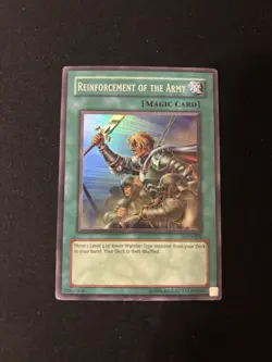 Konami Yu-Gi-Oh! Reinforcement of the Army Super Rare LOD-028 Unlimited - Image 1