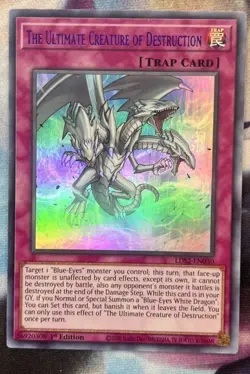 Yugioh - The Ultimate Creature Of Destruction LDS2-EN030 1st Ultra (Purple) NM - Image 1