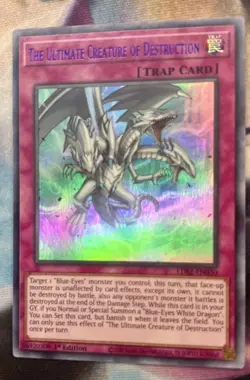 Yugioh - The Ultimate Creature Of Destruction LDS2-EN030 1st Ultra (Purple) NM - Image 3