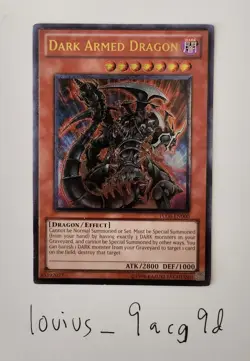Yu-Gi-Oh! Dark Armed Dragon TU06-EN000 Ultimate Rare Near Mint - Image 1
