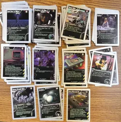 WOTC 1996 Netrunner CCG v1.0 card lot with 222 Unique Plus Lots Of Extra Cards - Image 3