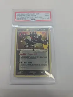 Pokemon Greninja Star SWSH144 SWSH: Sword & Shield Promo Cards Holo PSA 9 - Image 2