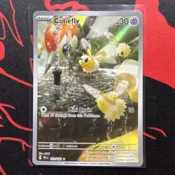 Pokemon TCG Cutiefly Illustration Rare Card 172/162 SV05: Temporal Forces - Image 1