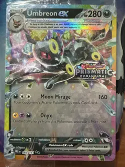 Umbreon ex - (Prismatic Evolutions Stamp) 060/131 Miscellaneous Cards & Products - Image 1