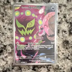 Pokemon Cynthia's Spiritomb 244/217 Basic 70 HP ASCi Raging Curse Card - Image 1