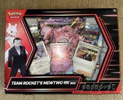 Pokemon Trading Card Game Team Rocket's Mewtwo EX Box - Image 1