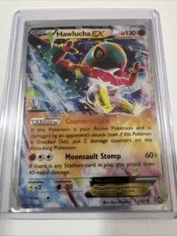 Pokemon TCG Hawlucha EX Card 64/111 XY Furious Fists - Image 1