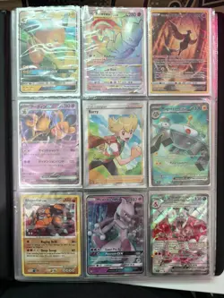 Pokemon Joblot Bundle Binder HP+ 90+ CARDS inside Mewtwo See description - Image 1