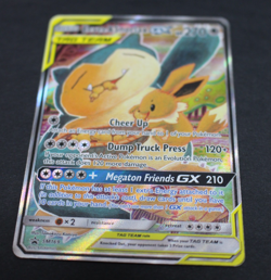 Pokemon Eevee & Snorlax GX TAG TEAM Promo Holo SM169 Team Up HP 270 Basic Card - Image 2