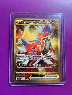3 different pokemon Koraidon cards - 119/162, EX 254/198, EX 120/162 - Image 1