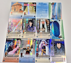 Lot of 11 Inu-Yasha Trading Cards (Never Played) 2005 Score (All Foil) + Rules - Image 1
