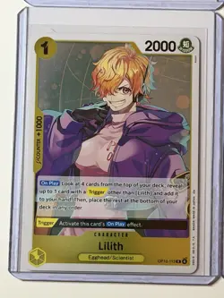 Lilith OP13-113 Carrying On His Will 4 Foil Card Play Set Lot One Piece - Image 4