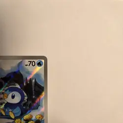 Pokemon Piplup Illustration Rare Full Art Holo Card Me02 098/094 HP 70 - Image 4