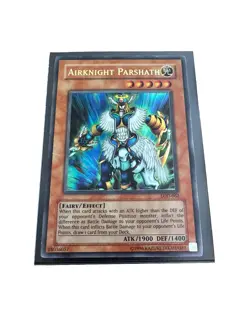 Yugioh! Card TCG Airknight Parshath LOD-062 Ultra Rare Unlimited Edition LP - Image 1